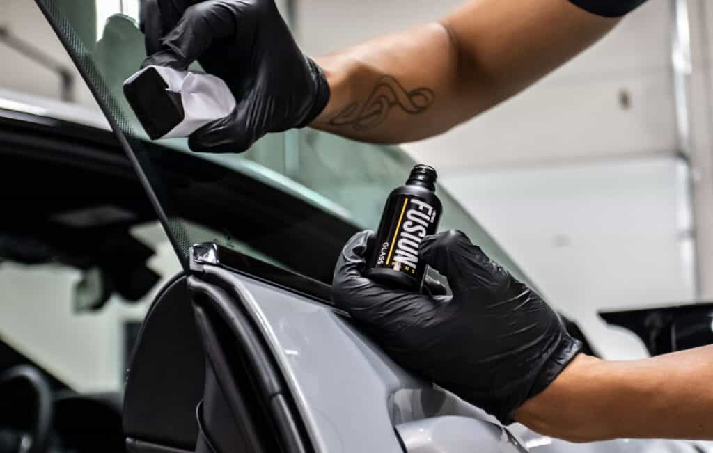 XPEL-FUSION-PLUS-Ceramic-Coating-Glass-Install