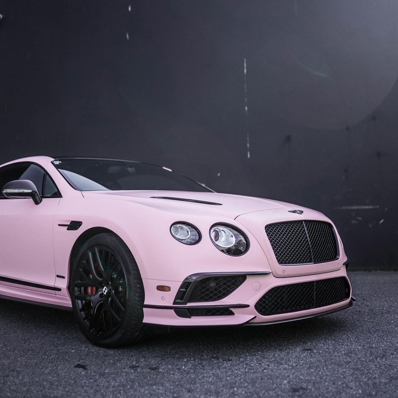 Bentley Continental GT Supersport - Matte Powder Pink 2 PPF on Bentley