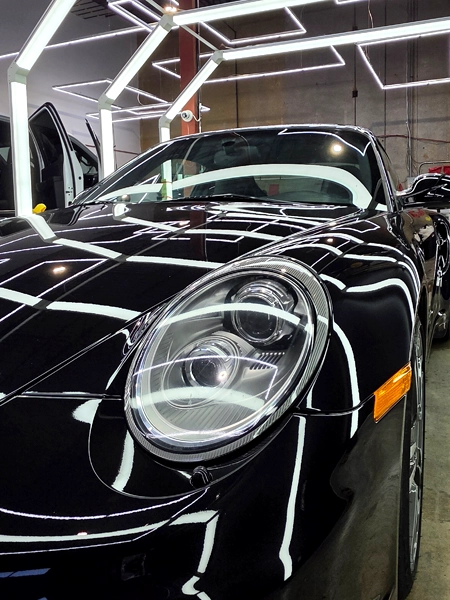 Porsche 911 Turbo S  after ppf installation, paint correction and ceramic coating