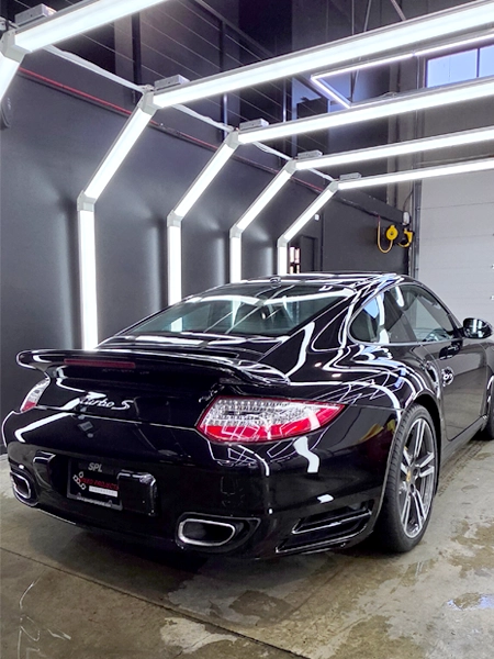 Porsche 911 Turbo S  after ppf installation, paint correction and ceramic coating